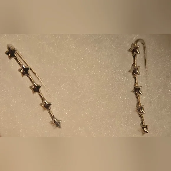 â¤ď¸5 Star Ear Climber/Crawler by All Stars Aligned Earrings; 925 Sterling S⌠- Picture 12 of 13